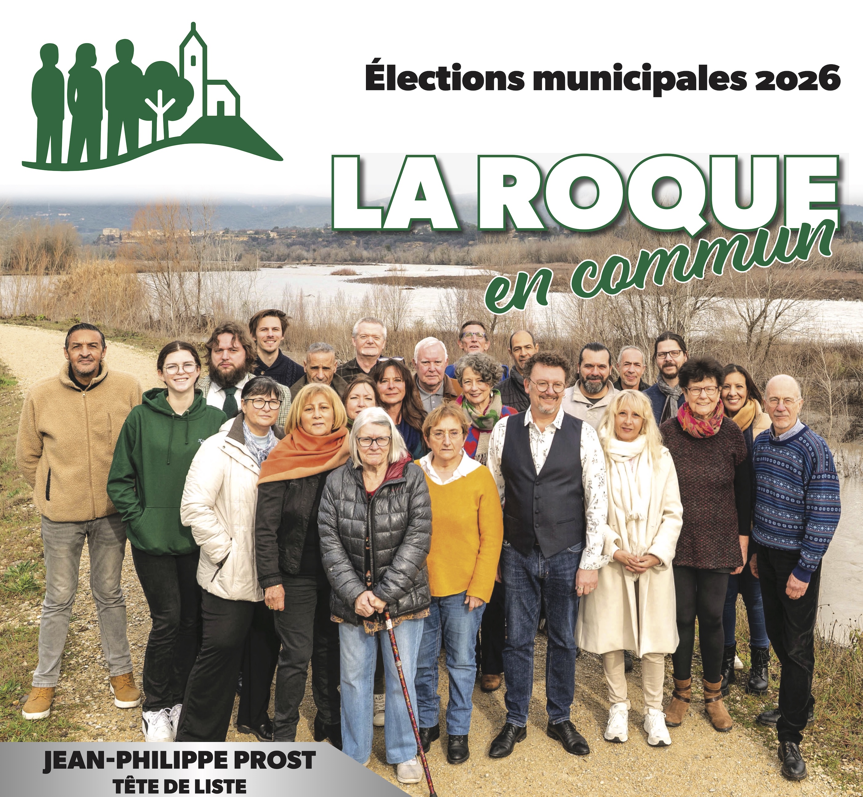 La Roque en Commun - Élections municipales - Tête de liste Jean-Philippe Prost